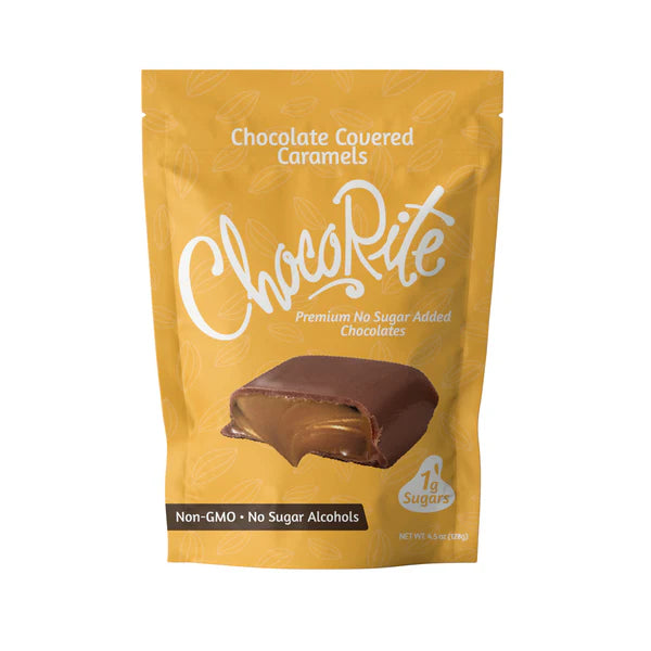 Chocorite Chocolate Covered Caramels | Keto-Friendly (8 ct)