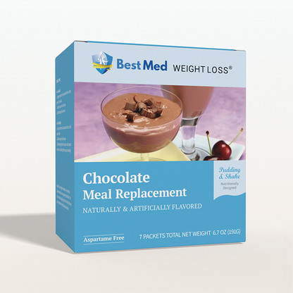 BestMed Chocolate High-Protein Meal Replacement Shake Pudding & Shake (7ct)