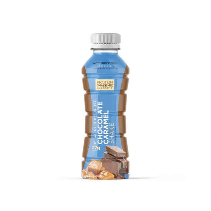 New Direction Chocolate Caramel 27g Protein Shake (1 bottle)