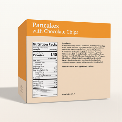 BestMed High-Protein Pancake, Chocolate Chip (7ct)