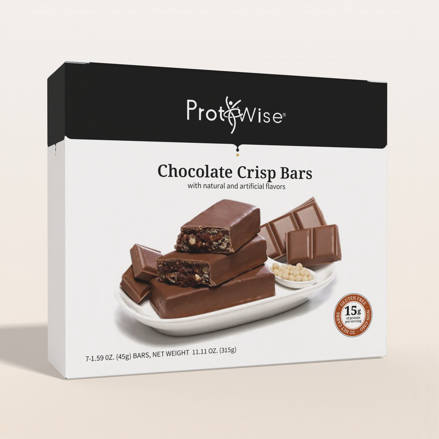ProtiWise Chocolate Crisp Bars (7ct)