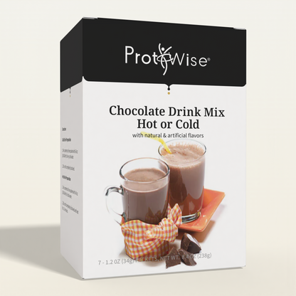 ProtiWise High-Protein Chocolate Drink Mix | Hot or Cold (7ct)