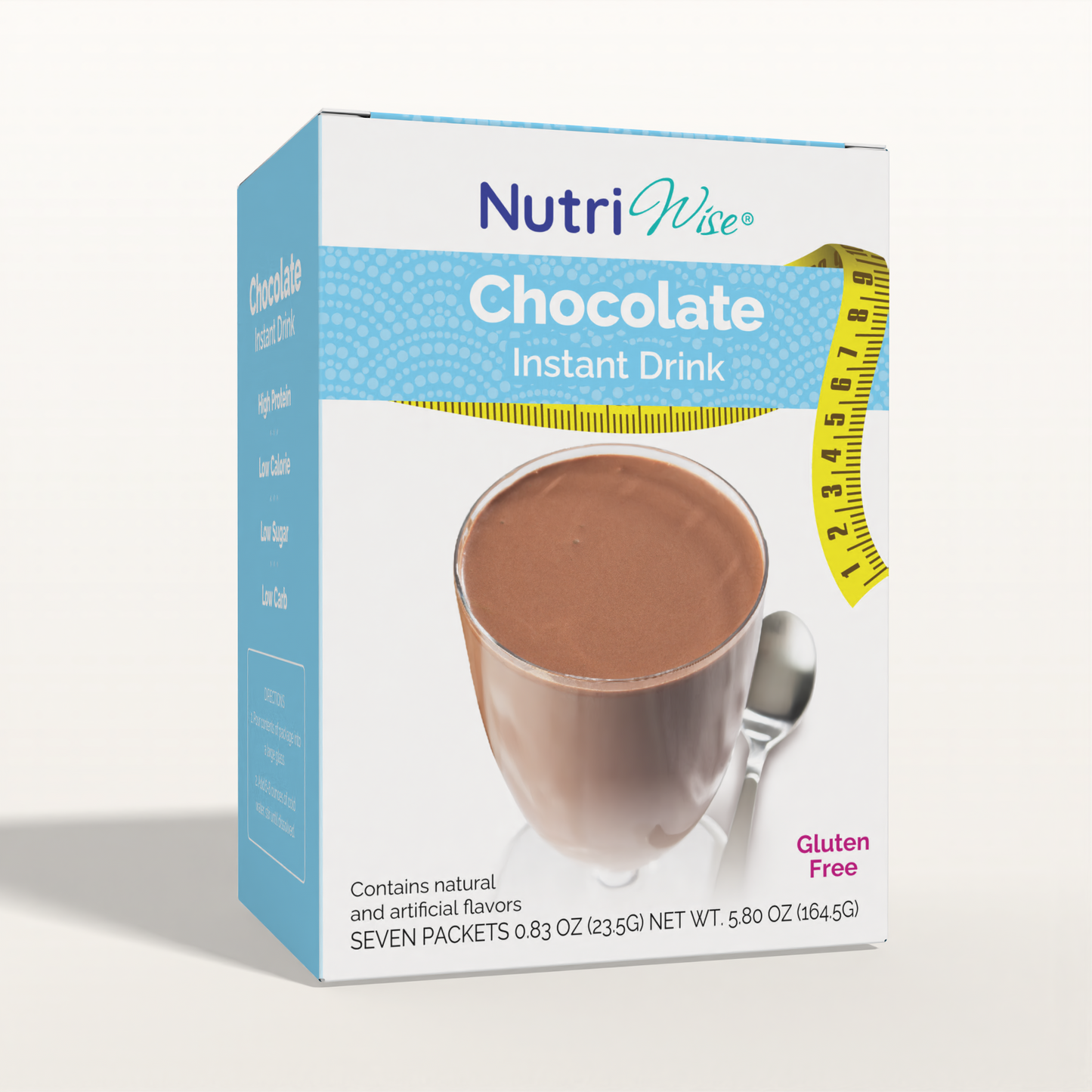 NutriWise Chocolate Instant Protein Drink (7ct)