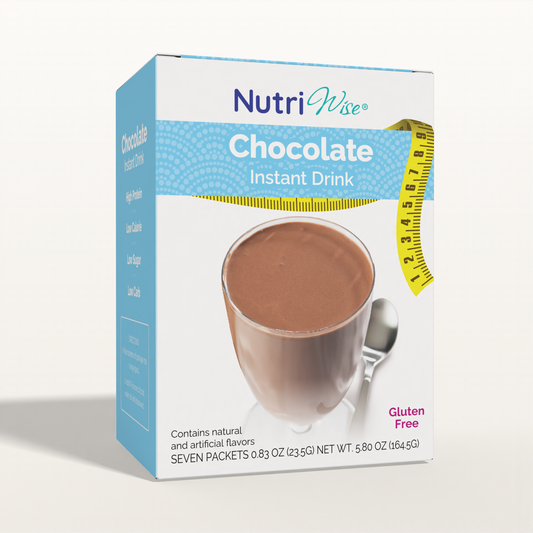 NutriWise Chocolate Instant Protein Drink (7ct)