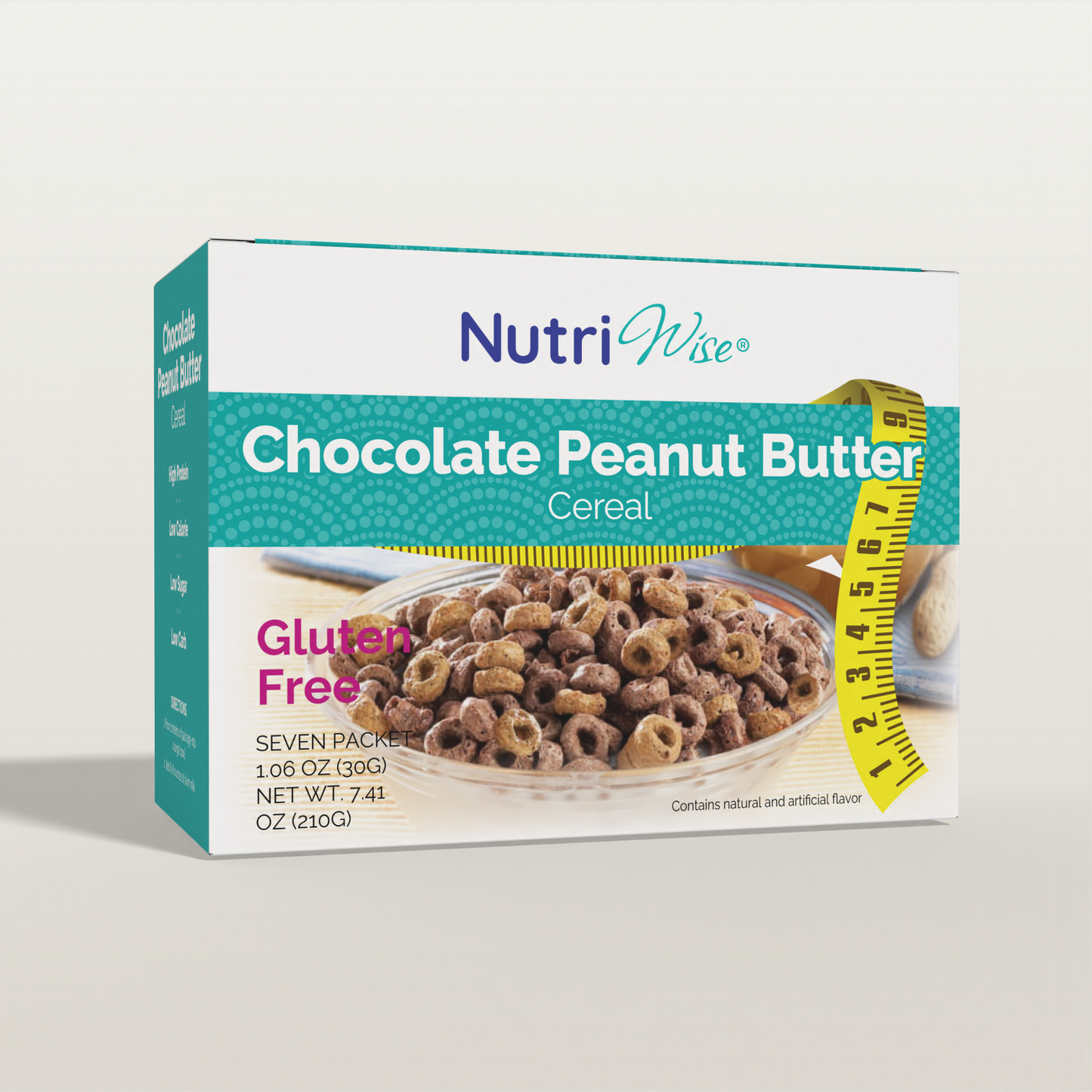NutriWise Chocolate Peanut Butter Cereal (7ct)