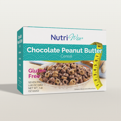 NutriWise Chocolate Peanut Butter Cereal (7ct)