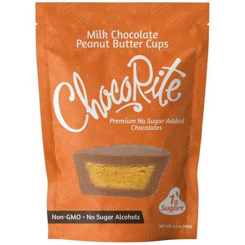 Chocorite Milk Chocolate Peanut Butter Cups | Keto-Friendly (8 ct)