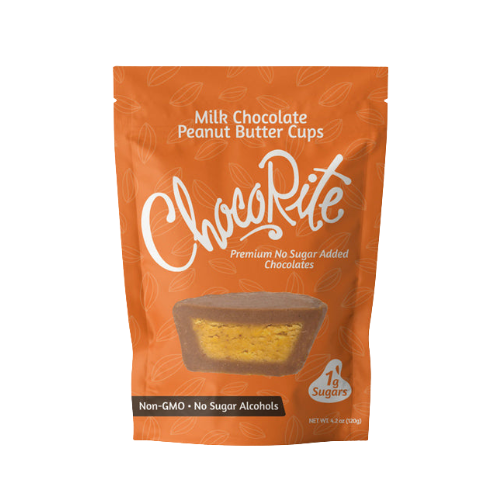 Chocorite Milk Chocolate Peanut Butter Cups | Keto-Friendly (8 ct)