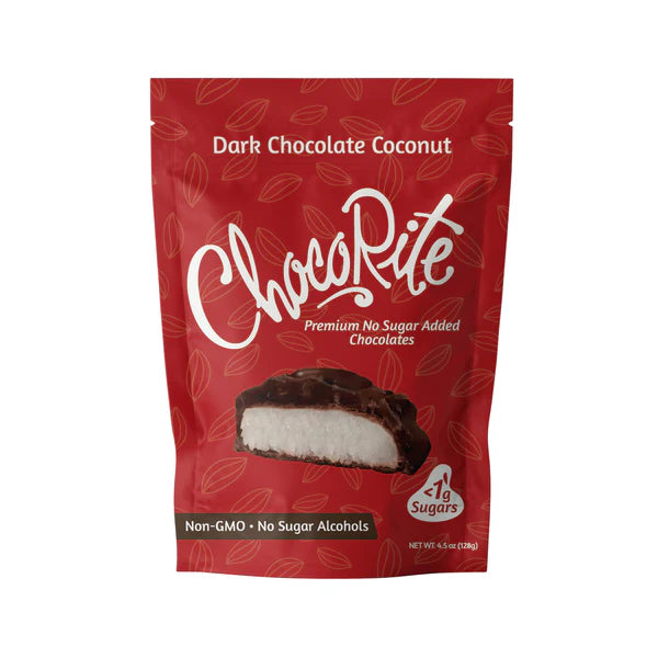 ChocoRite Dark Chocolate Coconut| Keto-Friendly (8 ct)
