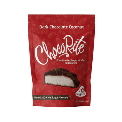 ChocoRite Dark Chocolate Coconut| Keto-Friendly (8 ct)