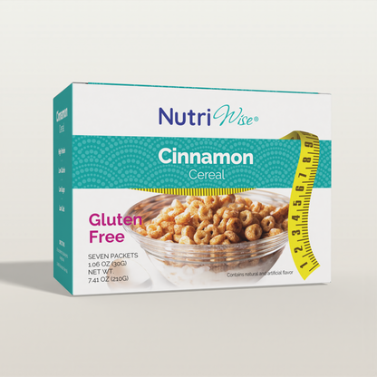 NutriWise Cinnamon Cereal | High-Protein Breakfast (7ct)