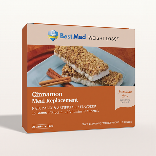 🎁 BestMed Meal Replacement High-Protein Bars, Cinnamon (7ct) (100% off)