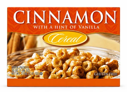 NutriWise Cinnamon Vanilla Cereal | 15g High-Protein Breakfast (7ct)