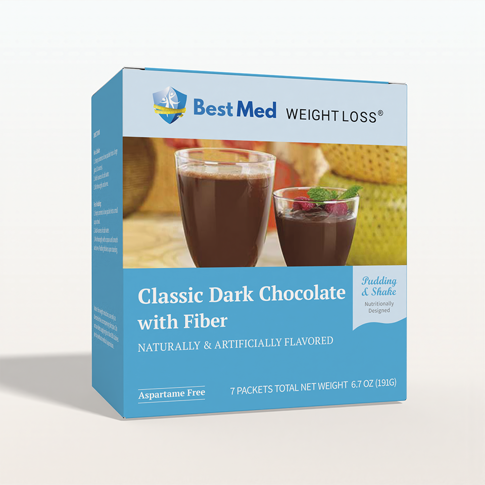 BestMed Classic Dark Chocolate Pudding & Shake with Fiber (7ct)