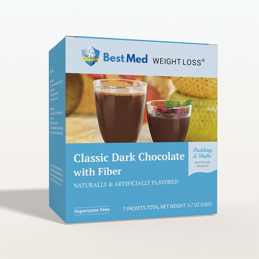 BestMed Classic Dark Chocolate Pudding & Shake with Fiber (7ct)