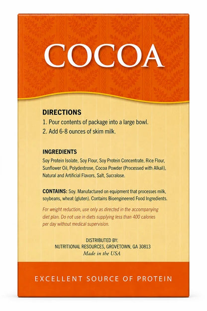 NutriWise Rich Cocoa Cereal | 15g High-Protein Breakfast (7ct)