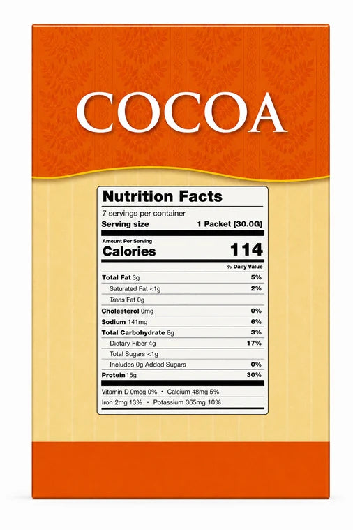 NutriWise Rich Cocoa Cereal | 15g High-Protein Breakfast (7ct)
