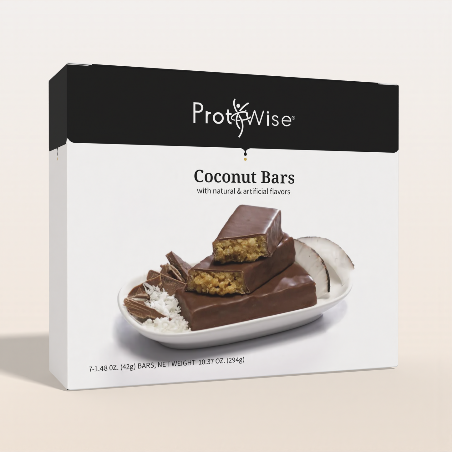 ProtiWise Coconut Diet-Friendly Protein Bars (7ct)