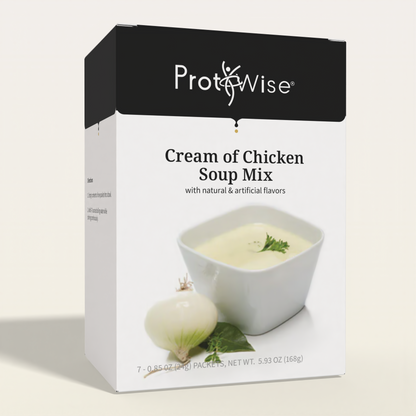 ProtiWise Cream of Chicken Soup | High-Protein (7ct)
