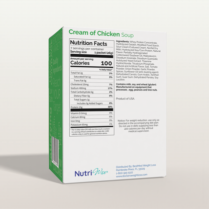 NutriWise Protein Soup | Cream of Chicken (7ct)