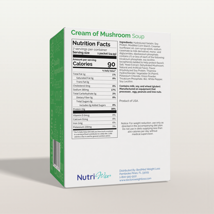 NutriWise High-Protein Soup | Cream of Mushroom (7ct)