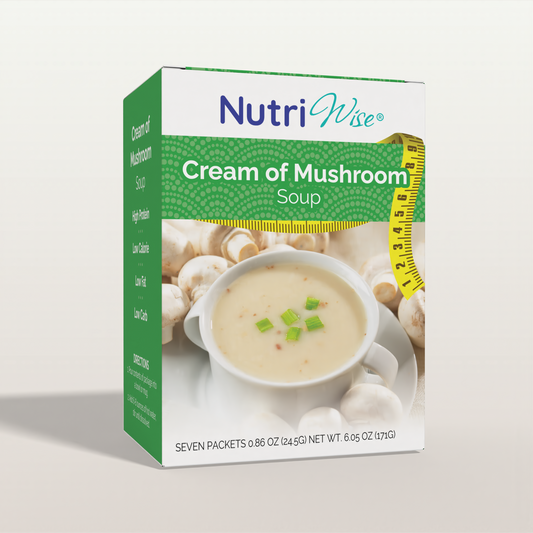 NutriWise High-Protein Soup | Cream of Mushroom (7ct)