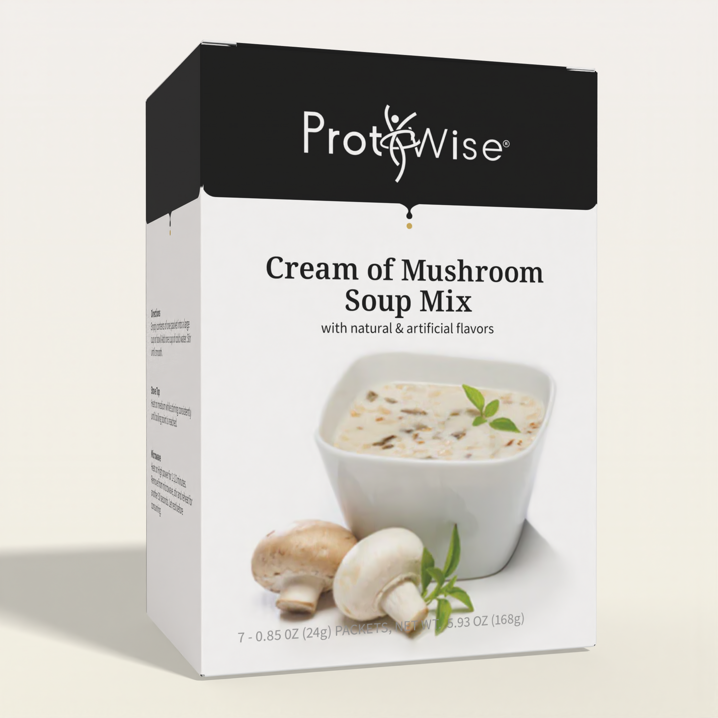 🎁 ProtiWise Cream of Mushroom Soup | High-Protein (7ct) (100% off)