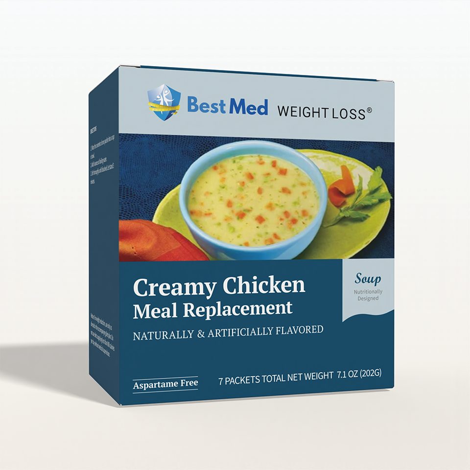 BestMed High- Protein Soup, Meal Replacement Creamy Chicken Soup(7ct)