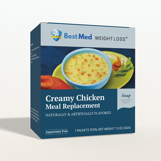 BestMed High- Protein Soup, Meal Replacement Creamy Chicken Soup(7ct)