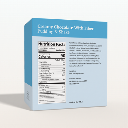 BestMed Chocolate Pudding & Shake With Fiber (7ct)
