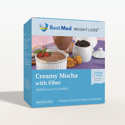 BestMed Creamy Mocha Pudding & Shake With Fiber (7ct)