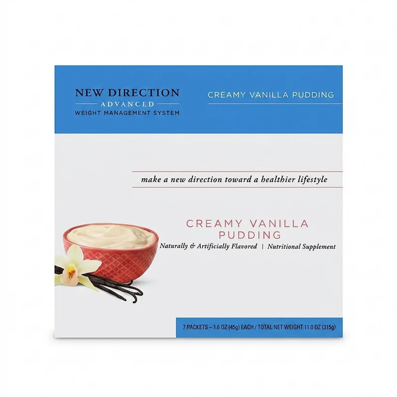 New Direction Creamy Vanilla Pudding | 27g Protein (7ct)