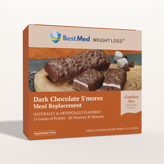 BestMed Meal Replacement Protein Bar, Chocolate S'mores (7ct)