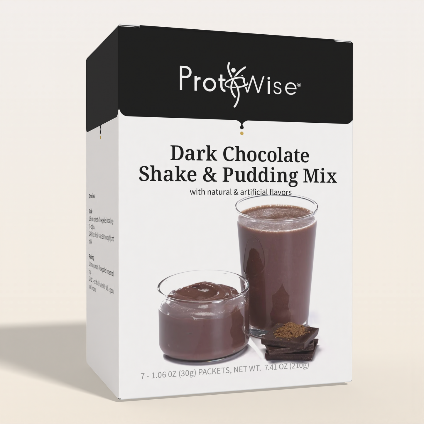 🎁 ProtiWise High-Protein Dark Chocolate Shake or Pudding Mix (7ct) (100% off)