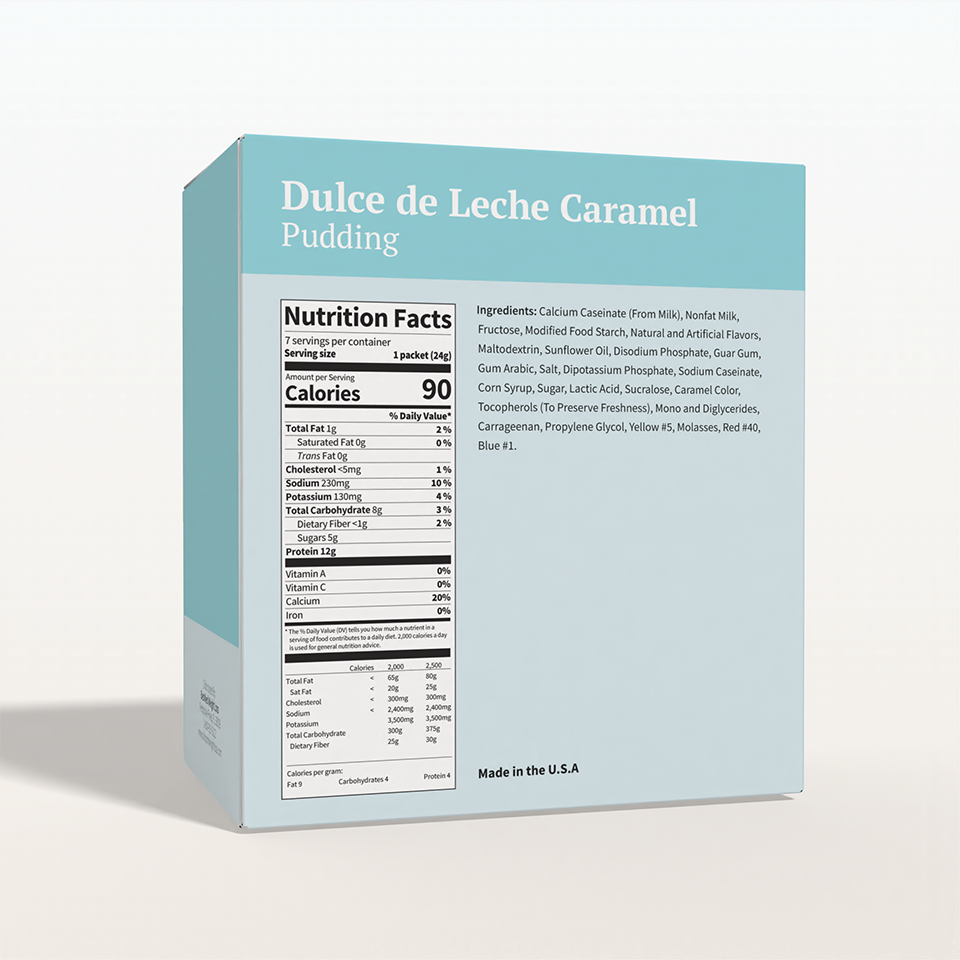 BestMed High-Protein Pudding, Dulce de Leche Caramel (7ct)