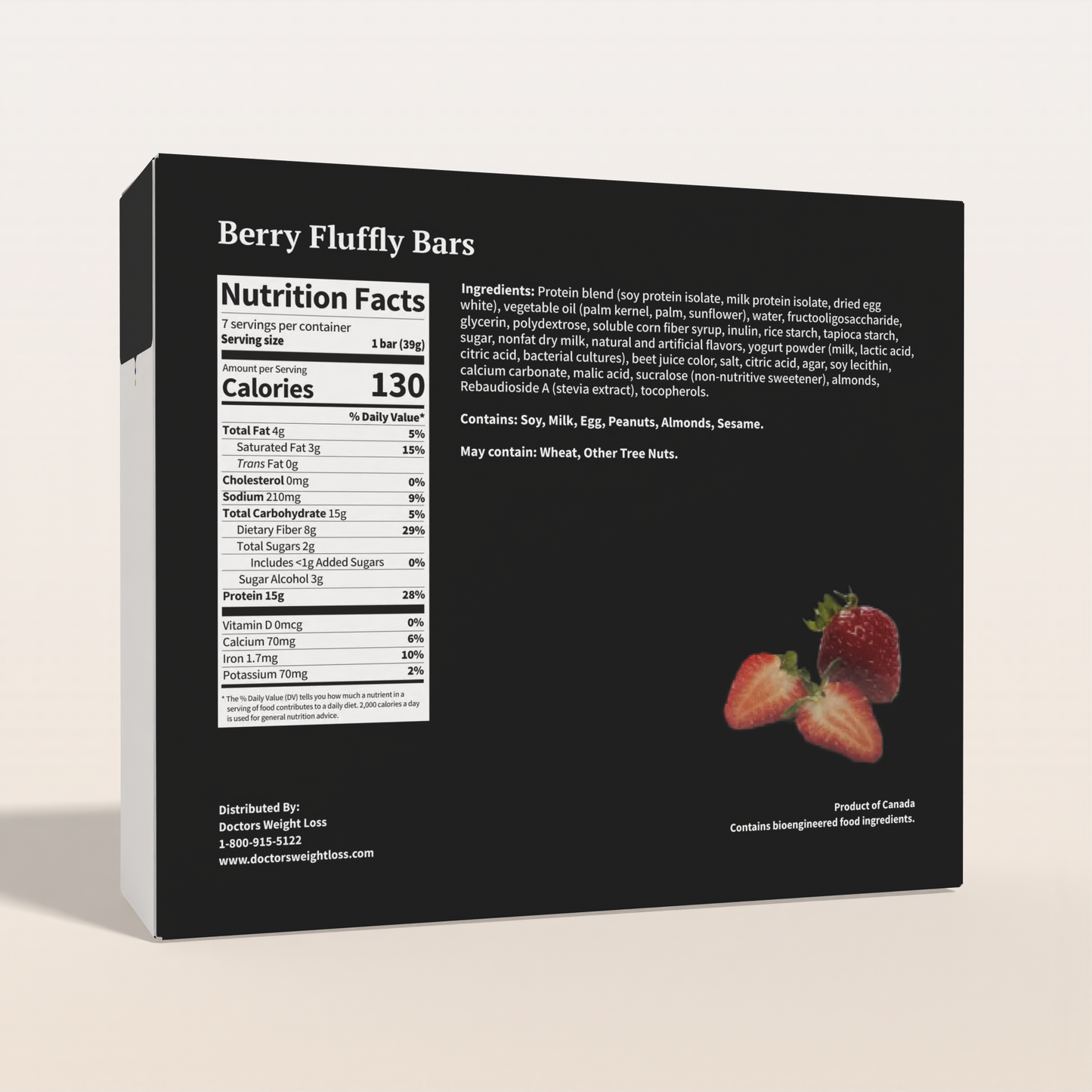 ProtiWise Fluffy Berry Bars (7ct)