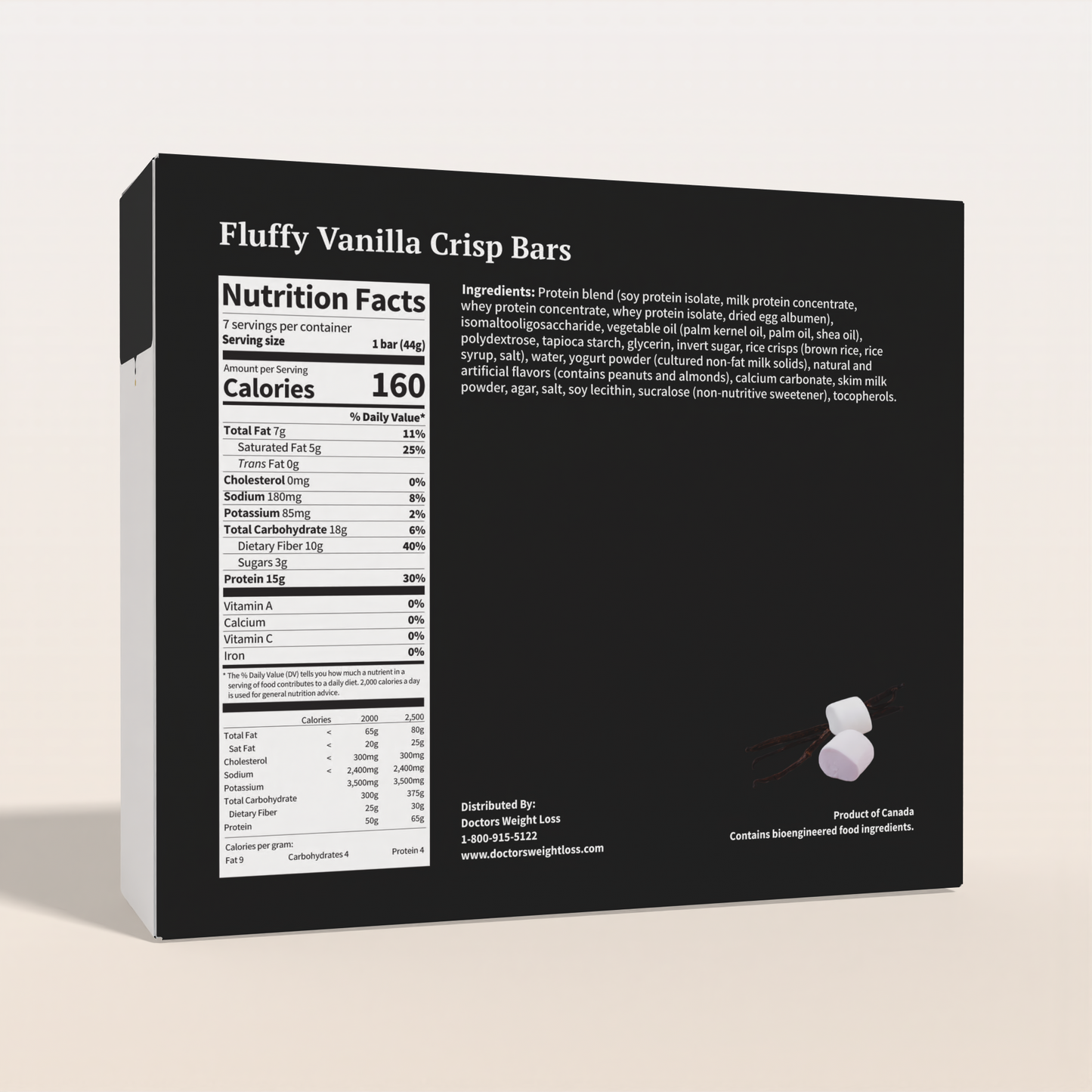 ProtiWise Fluffy Vanilla Crisp Diet-Friendly Protein Bars (7ct)