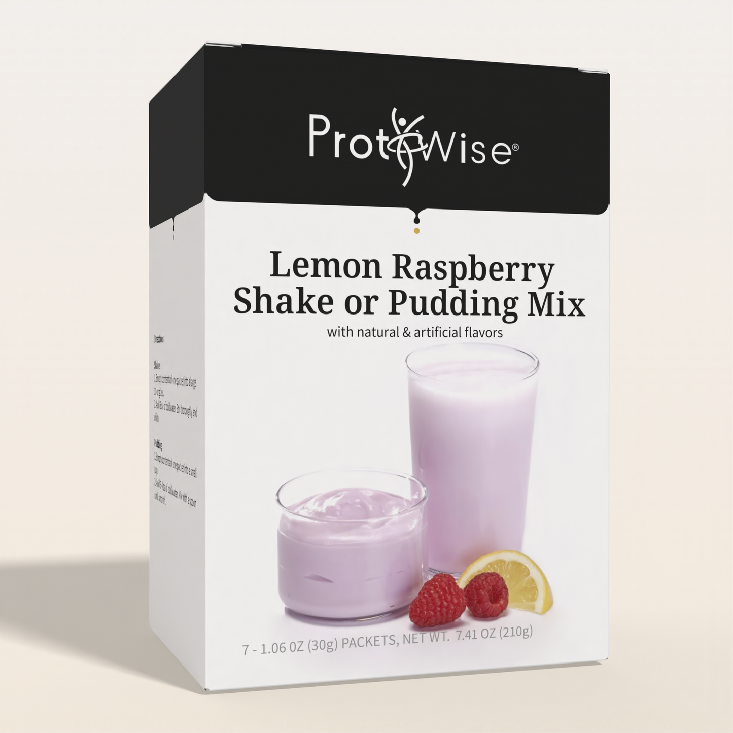 ProtiWise Lemon Raspberry Shake or Pudding Mix (7ct)