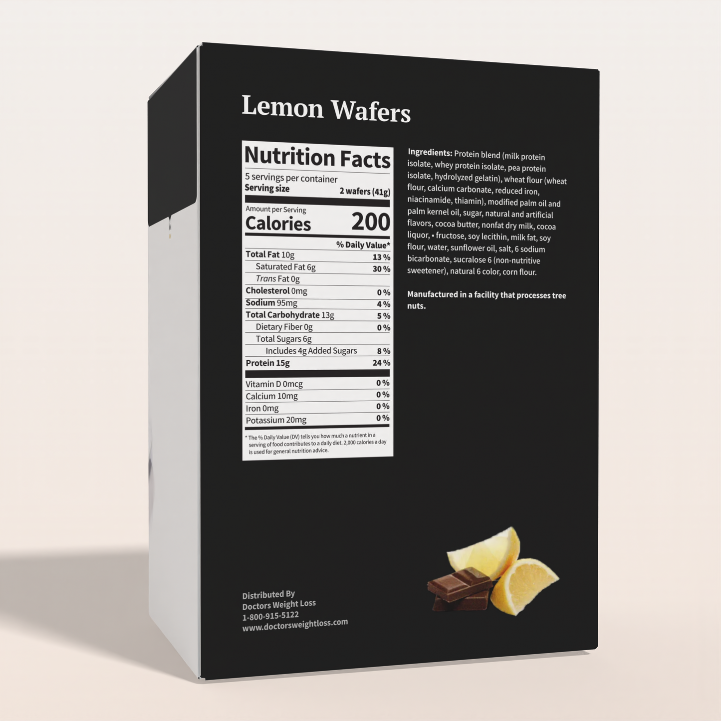 ProtiWise Lemon Protein Wafers (5ct)
