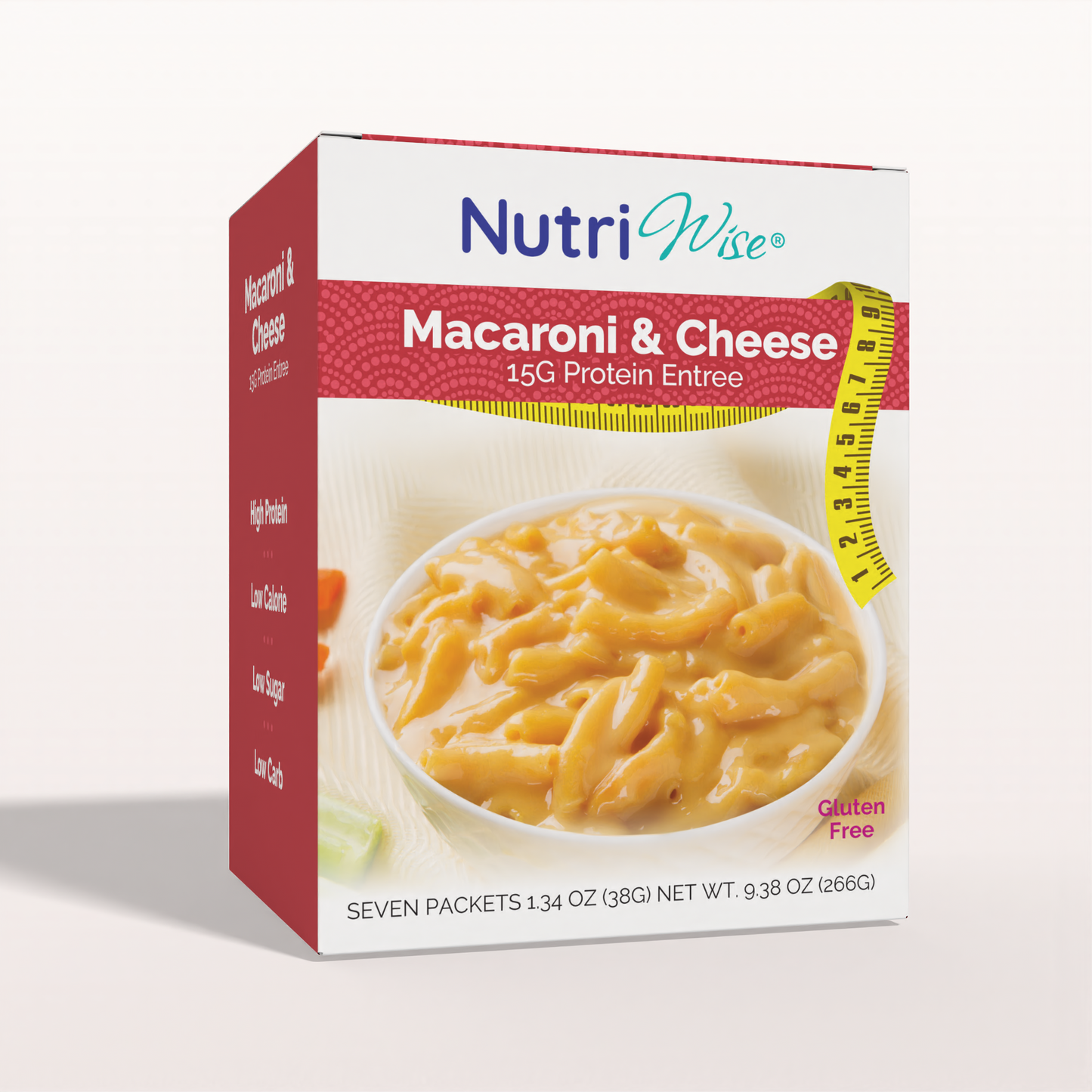 NutriWise Creamy Macaroni & Cheese | High Protein Pasta (7ct)
