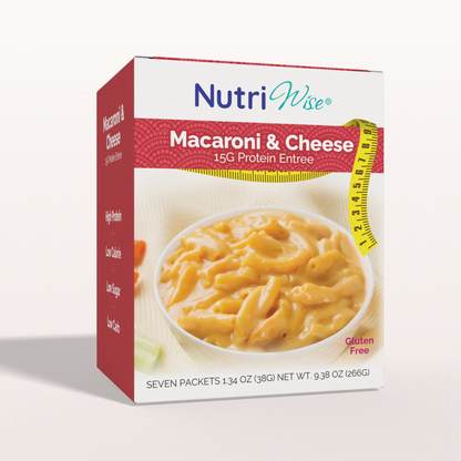 NutriWise Creamy Macaroni & Cheese | High Protein Pasta (7ct)