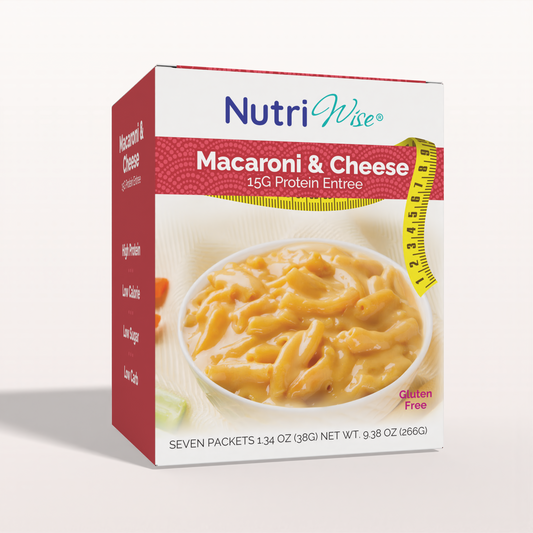 NutriWise Creamy Macaroni & Cheese | High Protein Pasta (7ct)