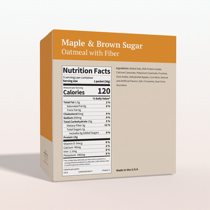 BestMed High-Protein Oatmeal, Maple Brown Sugar (5ct)