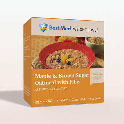 BestMed High-Protein Oatmeal, Maple Brown Sugar (5ct)