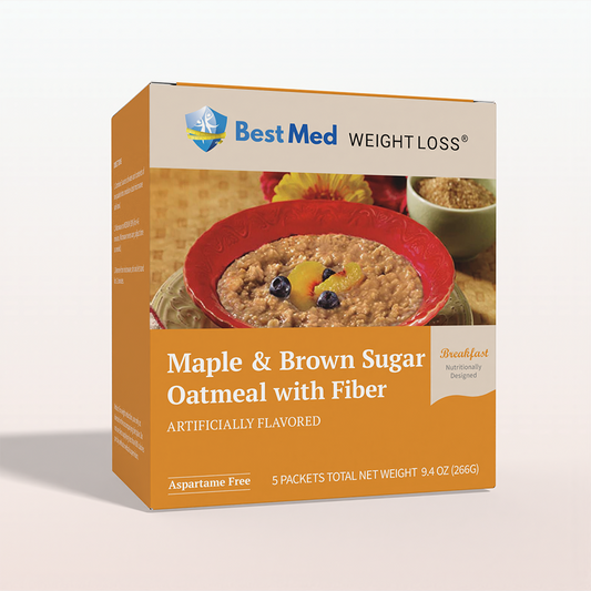 BestMed High-Protein Oatmeal, Maple Brown Sugar (5ct)