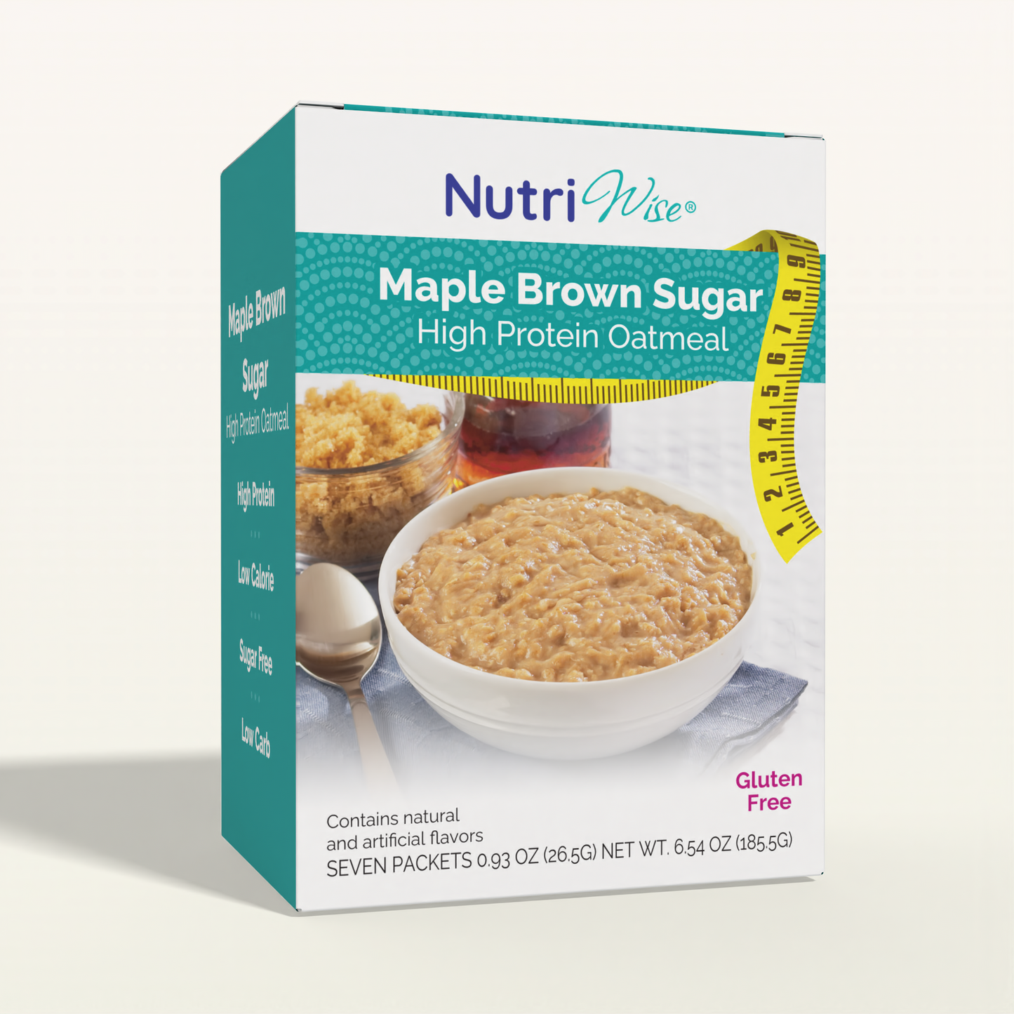 NutriWise Maple Brown Sugar Protein Oatmeal (7ct)