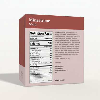 Minestrone Soup | 12g Protein | 7 Count