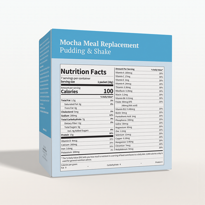 BestMed Mocha High-Protein Meal Replacement Pudding & Shake Aspartame Free (7ct)
