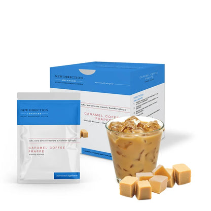 New Direction Caramel Coffee Frappe | 27g Protein  | 7 Count
