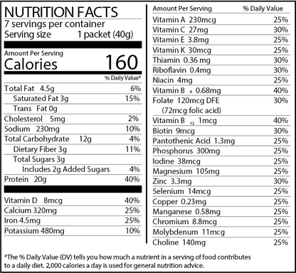 Numetra Cookies and Cream Pudding and Shake | 20g Protein | 7 Count